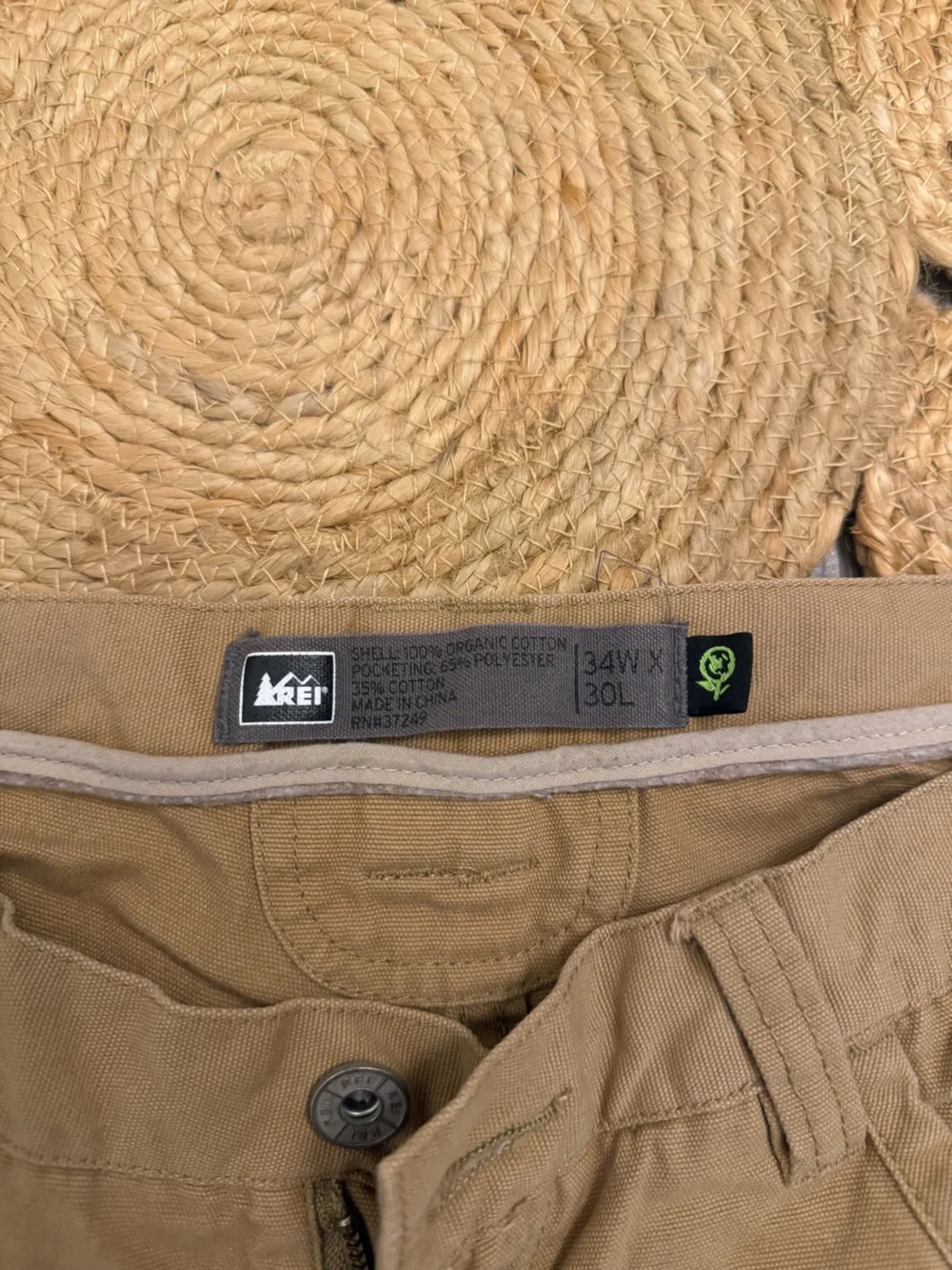 REI Men’s Khaki Straight-Leg Utility Pants